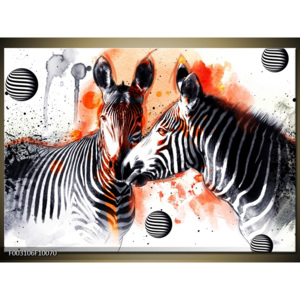 Obraz zebry abstrakce