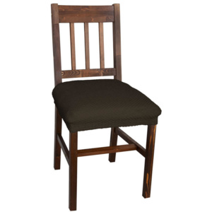 Multielastické potahy CARLA hnědé židle 2 ks 40 x 40 cm