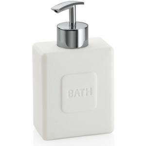 Dávkovač tekutého mýdla ANDREA HOUSE BA64276 Bath, bílý 8,5 x 5 x 16,5 cm