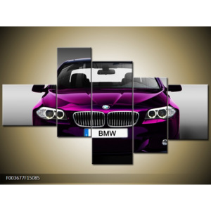Obraz auto Bmw fialové