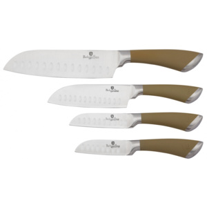 4dílná sada nožů Chef - khaki - Berlinger Haus