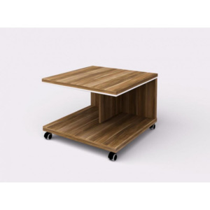 B2b partner Konferenční stolek WELS mobilní, 70 x 70 x 50 cm, merano (203928)