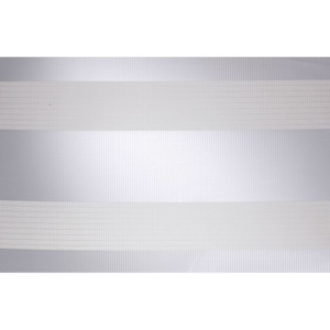 Profi-Styl Mini roleta Den a Noc 57x150 cm světle šedá látková s bílou barvou mechanismu bez vrtání
