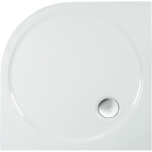 SAPHO SONATA sprchová vanička akrylátová, čtvrtkruh 80x80cm, R550, bílá 56411
