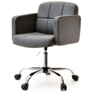 MP Designová šedá kancelářská židle - WOOK