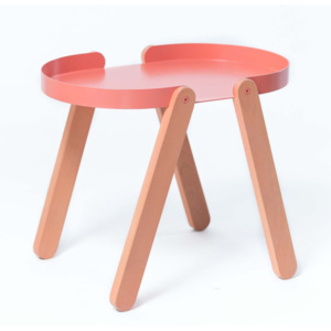 Odkládací oranžový stolek TEPSI