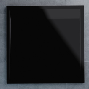 SanSwiss WIQ 090 06 154 Sprchová vanička čtvercová 90×90 cm černá, kryt černý