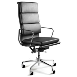 Office360 Kancelářská židle UN-605BL, pravá kůže