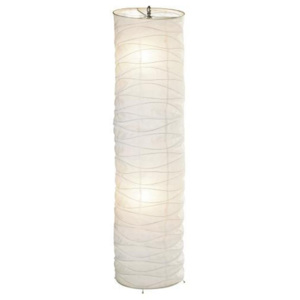 BASED Lampa Stojací Francesco barvy chromu/bílá 120 cm