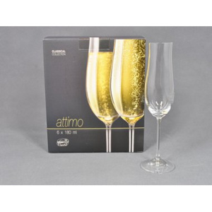 Crystalex ATTIMO Flétna šampaň 180 ml CX40807180/6