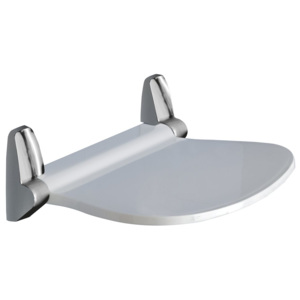 Gedy - SOUND sprchové sedátko, 38x35,5cm, sklopné, bílá (2282)