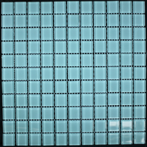 Skleněná mozaika světle modrá MSN029