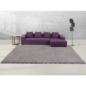 Šedý měkký koberec 140x200 cm - ORDU
