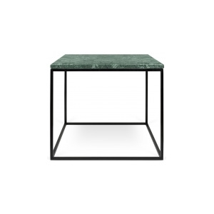 Tone Hone Konferenční stolek Rafel MRAMOR 50 cm (Zelený mramor, černé nohy)