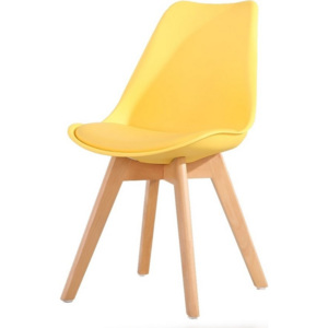 Casarredo Jídelní židle CROSS žlutá