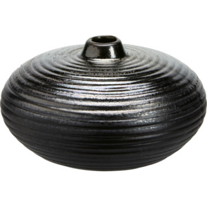 MÖMAX modern living Váza Saskia barvy stříbra, černá 9,7 cm
