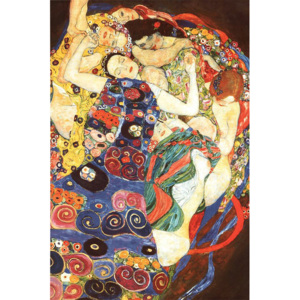 Plakát, Obraz - Gustav klimt - Die Jungfrau (The Virgin), (91,5 x 61 cm)