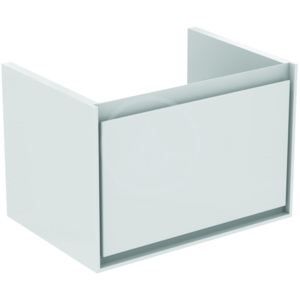 Ideal Standard Skříňka pod umyvadlo Cube 650 mm, 580x409x400 mm, hnědá mat/bílá mat E0847VY