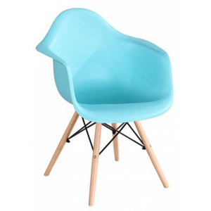 Mentolová designová židle DAMEN, buk