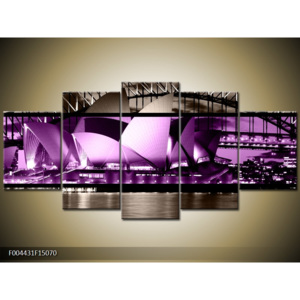 Obraz Sydney Opera house - fialová
