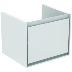 Ideal Standard Skříňka pod umyvadlo Cube 550 mm, 480x409x400 mm, hnědá mat/bílá mat E0844VY