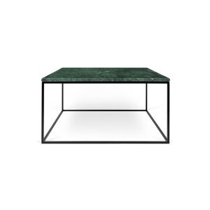 Tone Hone Konferenční stolek Refal MRAMOR 75 cm (Zelený mramor, černé nohy)
