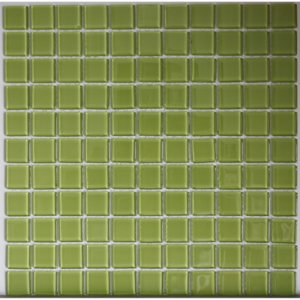 Skleněná mozaika zelená MSN062