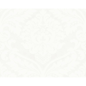 Vliesová tapeta, motiv ornament s efektem, bílá