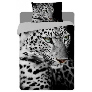 Jerry Fabrics bavlna povlečení Leopard 2016 140x200 70x90