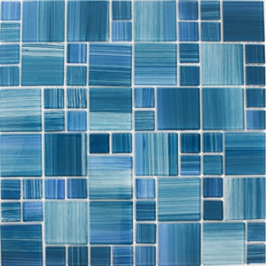 Skleněná mozaika modrá mix MSM62
