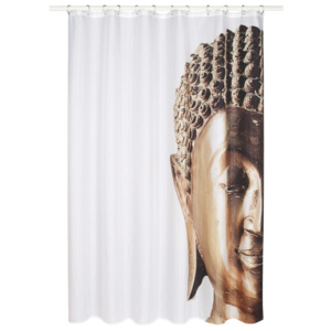 MÖMAX modern living Sprchový Závěs Buddha barvy zlata 180/200 cm