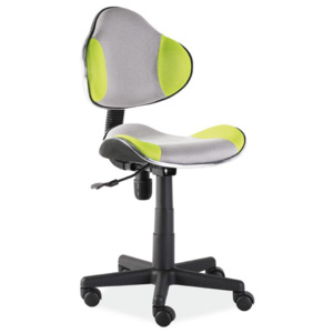 Casarredo Kancelářská židle Q-G2 šedá/zelená SIL-OBRQG2ZSZ