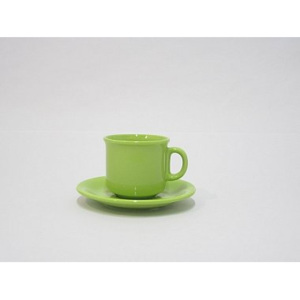 Ostatní výrobci KE Šálek+podšálek na čaj kulatý zelený NV927