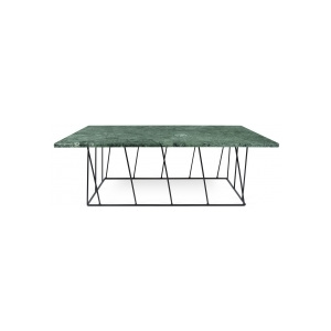 Tone Hone Konferenční stolek Boko MRAMOR 120 x 40 cm (Zelený mramor s černou ocelí)