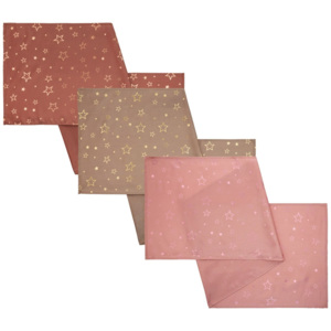 Ubrus "běhoun" Na Stůl Noel barvy stříbra, barvy zlata, měděné barvy, růžová, tyrkysová 45/150 cm