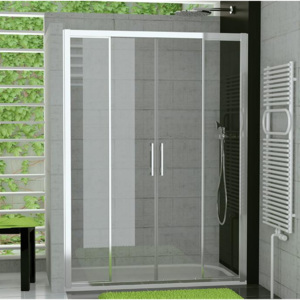Sprchové dveře SanSwiss RONAL TOPS4 120, Bílá - Linie ( TOPS412000451 )