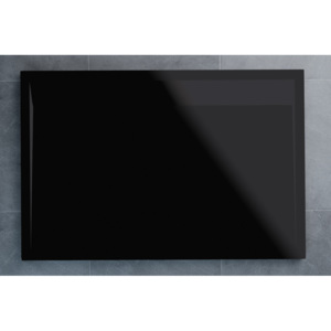 SanSwiss WIA 80 100 06 154 Sprchová vanička obdélníková 80×100 cm černá, kryt černý