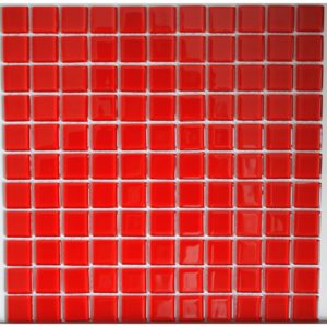 Skleněná mozaika červená MSN046