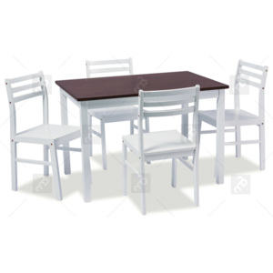 Komplet tromso - stůl + 4x židle