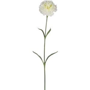 Umělá květina karafiát 60 cm krémový