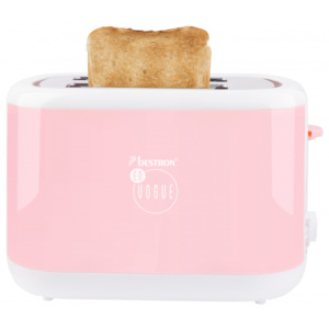 Stylový toaster z kolekce En Vogue - Pastelově růžová - Bestron