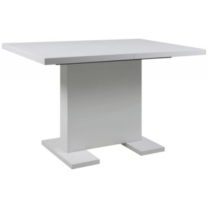Rozkládací jídelní stůl Tampa 120-160 cm, bílá SCHDNH000016259 SCANDI