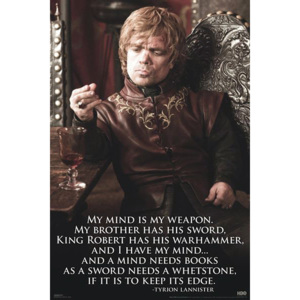 Plakát, Obraz - Hra o Trůny (Game of Thrones) - Tyrion Lannister, (61 x 91,5 cm)