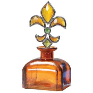 Dekorativní lahev Ankita hnědá DE2989A