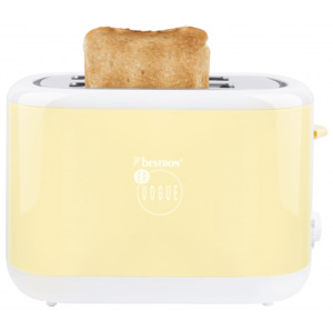 Stylový toaster z kolekce En Vogue - Pastelově žlutá - Bestron