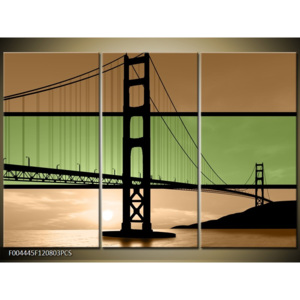 Obraz Golden Gate Bridge - zelená