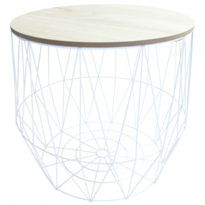 Konferenční stolek Ruby 44 cm, bílá in:37160 CULTY HOME +