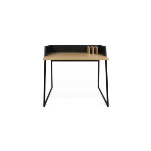 Tone Hone Designový kancelářský stolek Vinilo (Černá (mat) a dub (dýha))