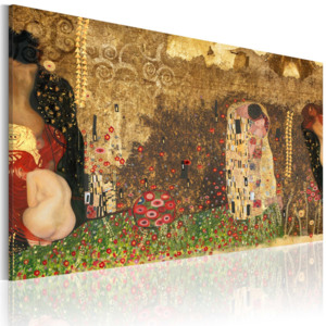 Obraz - Gustav Klimt - inspirace - 90x60