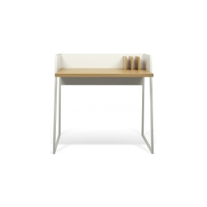 Tone Hone Designový kancelářský stolek Vinilo (Bílá (mat) a dub (dýha))